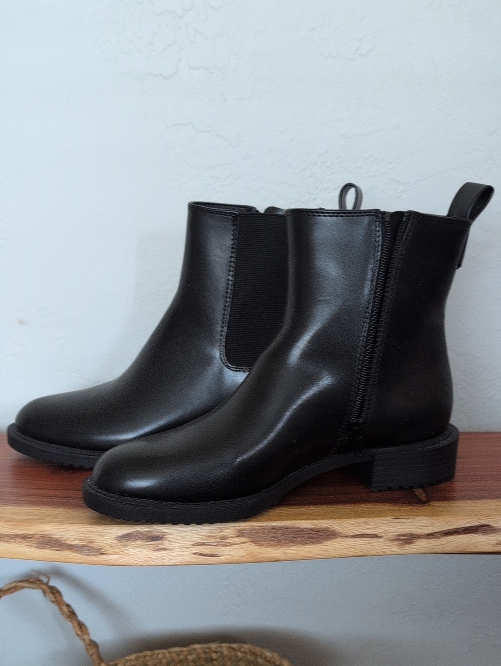 Worthington Wor Franz Classic Black Chelsea Ankle Boots - 8.5